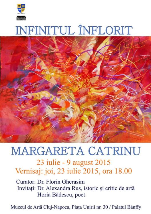 Expozitie infinitul inflorit Margareta Catrinu